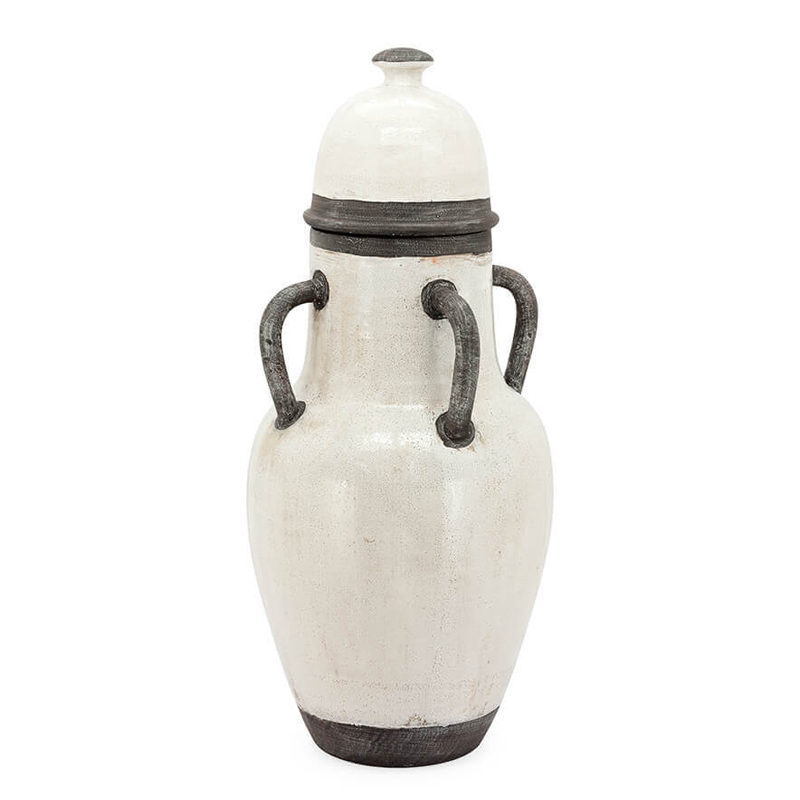 Ваза VASE BERENICE TOTEM Молочный Ваза VASE BERENICE TOTEM Молочный в Челябинске | Loft Concept