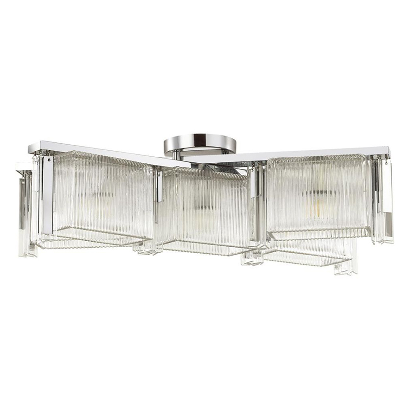 Люстра Madelen Chrome Chandelier 5 Хром Прозрачный (Transparent) в Челябинске | Loft Concept 