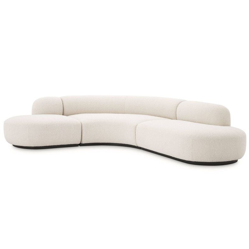 Диван Eichholtz Sofa Bjorn Кремовый Черный Диван Eichholtz Sofa Bjorn Кремовый Черный в Челябинске | Loft Concept