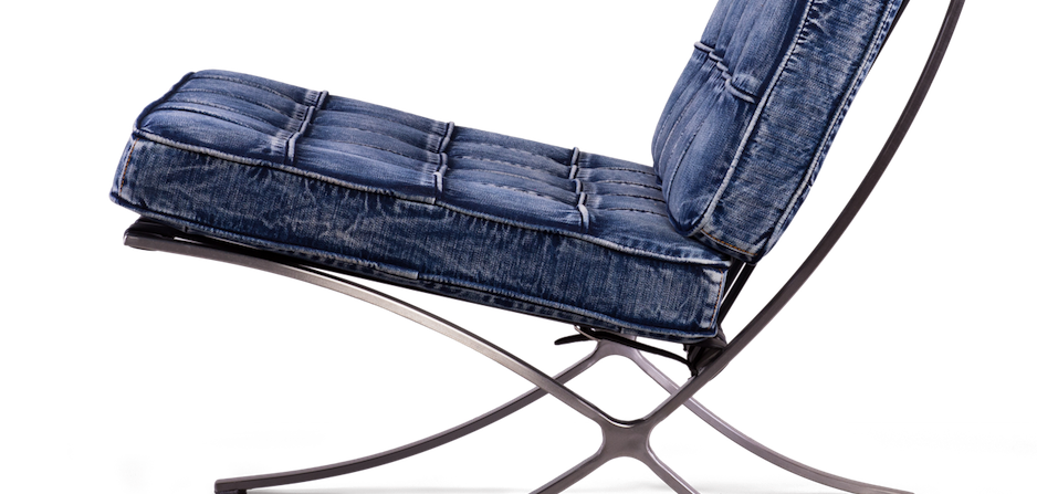 Кресло Barcelona Denim Кресло Barcelona Denim - Loft-Concept в Челябинске