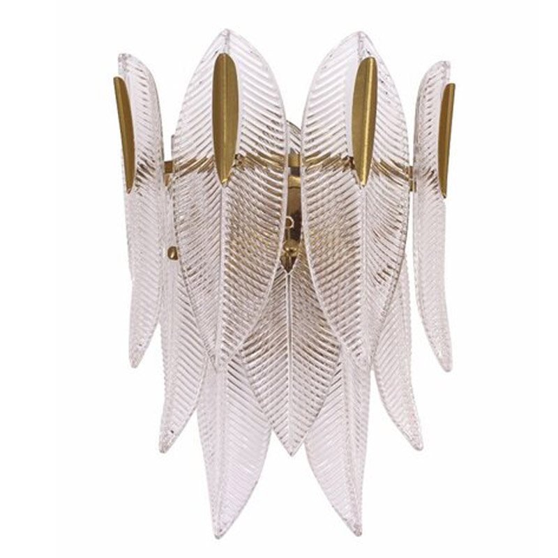 Бра Textured Glass Petals Sconce Бронза Бра Textured Glass Petals Sconce Бронза в Челябинске | Loft Concept