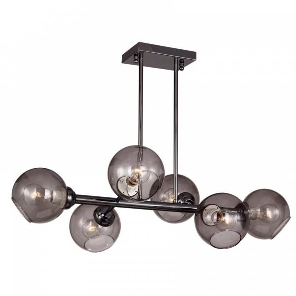 Люстра Glass Bubble Chandelier Black Черный Люстра Glass Bubble Chandelier Black Черный в Челябинске | Loft Concept