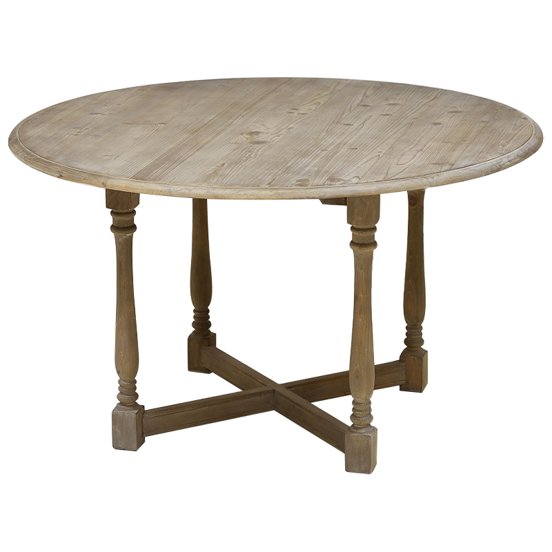 Стол круглый Morse Table из массива сосны Древесина Стол круглый Morse Table из массива сосны Древесина в Челябинске | Loft Concept
