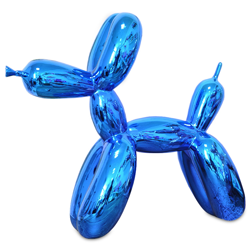 Статуэтка Jeff Koons Balloon Dog shining blue Светло-синий Статуэтка Jeff Koons Balloon Dog shining blue Светло-синий в Челябинске | Loft Concept