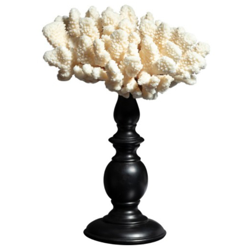 Статуэтка White Coral Decor Белый Черный в Челябинске | Loft Concept 
