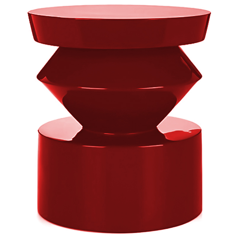 Приставной столик UMA SIDE TABLE Red Красный Приставной столик UMA SIDE TABLE Red Красный в Челябинске | Loft Concept