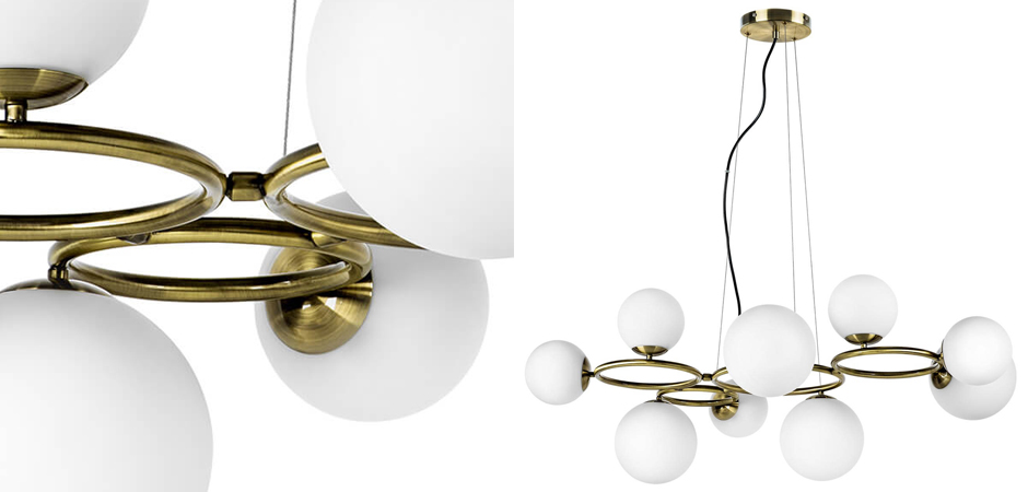 Люстра Bubbles on 4 Rings Chandelier Люстра Bubbles on 4 Rings Chandelier - Loft-Concept в Челябинске