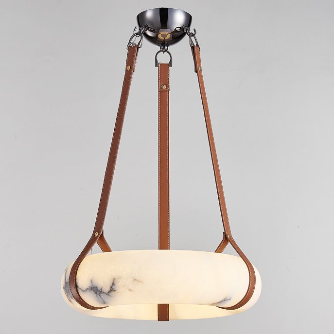 Люстра OSLO Pendant light Белый Коричневый Люстра OSLO Pendant light Белый Коричневый в Челябинске | Loft Concept