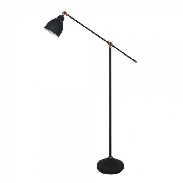 Торшер Holder Floor Lamp Black Черный Торшер Holder Floor Lamp Black Черный в Челябинске | Loft Concept
