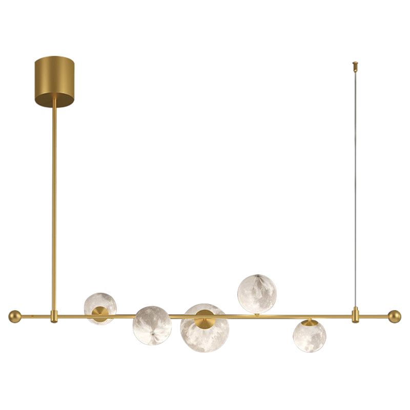 Светильник Tech Lighting Modern Rail Geometric Linear Suspension 5 Gold Белый Золотой Светильник Tech Lighting Modern Rail Geometric Linear Suspension 5 Gold Белый Золотой в Челябинске | Loft Concept