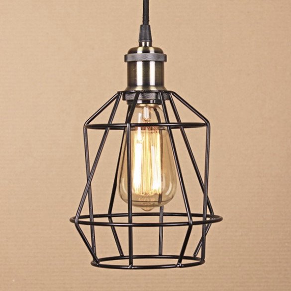 Подвесной светильник Wire Cage Pendant Pripl Black Черный Подвесной светильник Wire Cage Pendant Pripl Black Черный в Челябинске | Loft Concept