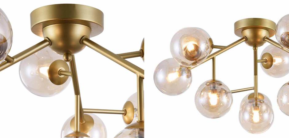 Потолочный Светильник Berries Chandelier Amber 60 Потолочный Светильник Berries Chandelier Amber 60 - Loft-Concept в Челябинске