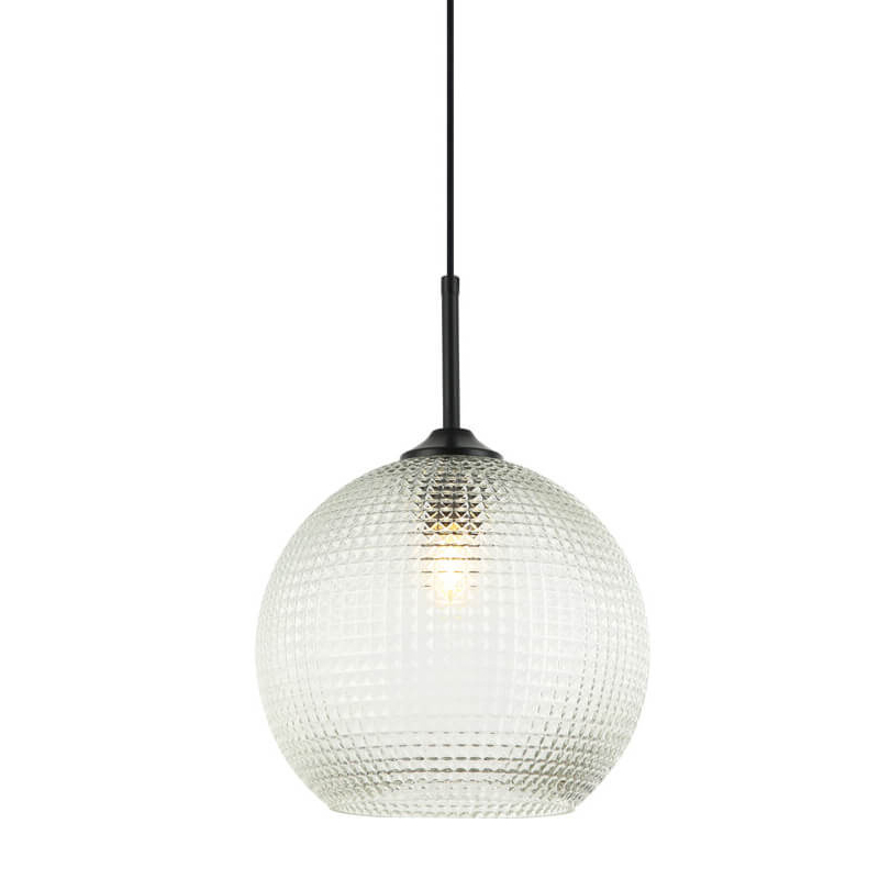 Подвесной светильник Crystal Galaxy Ball transparent glass Черный Прозрачное Стекло Подвесной светильник Crystal Galaxy Ball transparent glass Черный Прозрачное Стекло в Челябинске | Loft Concept