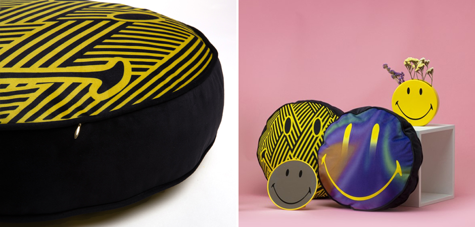 Подушка Zig-Zag Cushion Smiley Подушка Zig-Zag Cushion Smiley - Loft-Concept в Челябинске