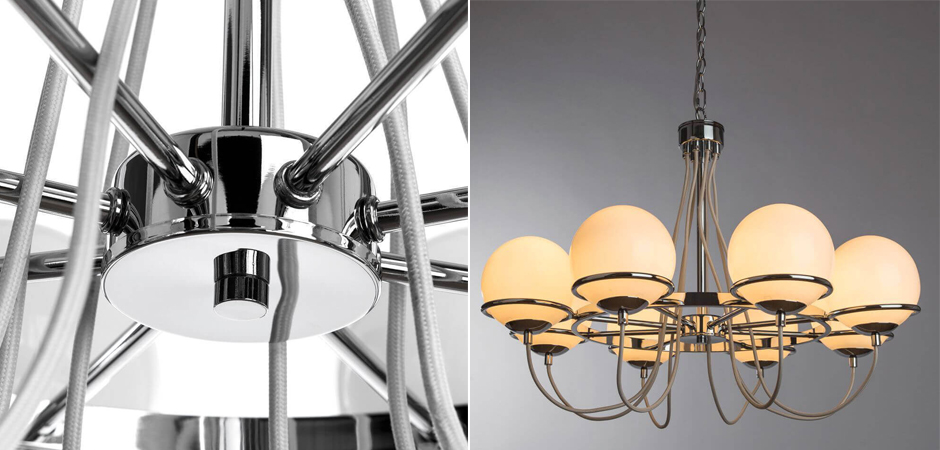 Люстра Melissa Chandelier Chromium Люстра Melissa Chandelier Chromium - Loft-Concept в Челябинске