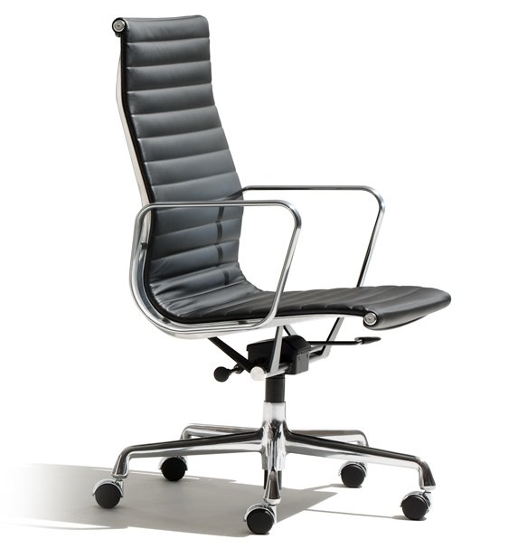 Кресло Aluminum Group Executive Chair Белый Черный Серебряный Кресло Aluminum Group Executive Chair Белый Черный Серебряный в Челябинске | Loft Concept
