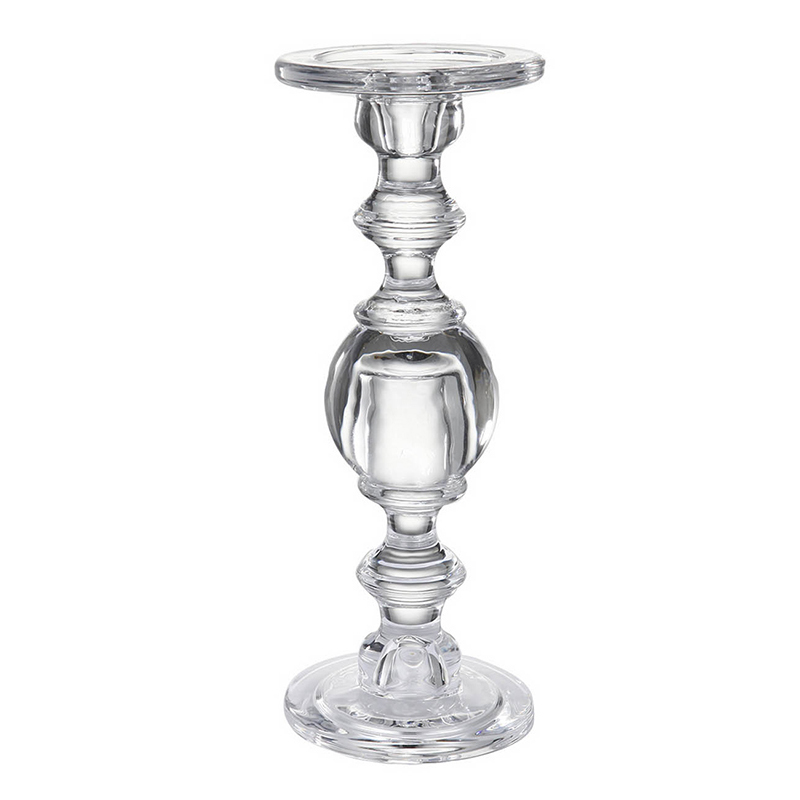 Подсвечник Glass Candlestick I Прозрачное Стекло Подсвечник Glass Candlestick I Прозрачное Стекло в Челябинске | Loft Concept