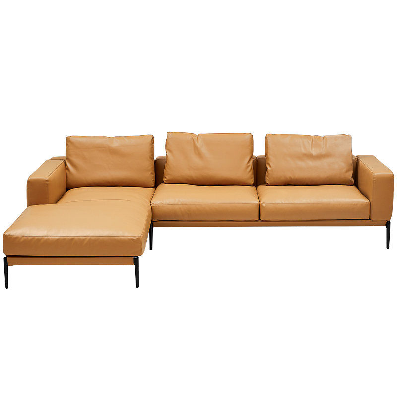 Диван угловой Minimalistic Caramel Corner Sofa Карамель Диван угловой Minimalistic Caramel Corner Sofa Карамель в Челябинске | Loft Concept