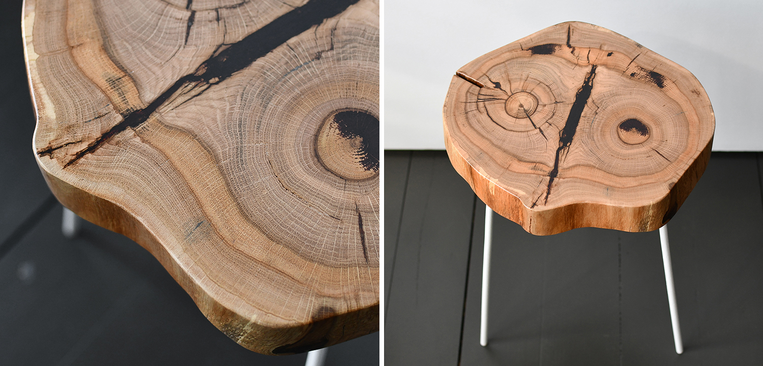 Приставной стол Lewys Industrial Metal Rust Side Table - фото