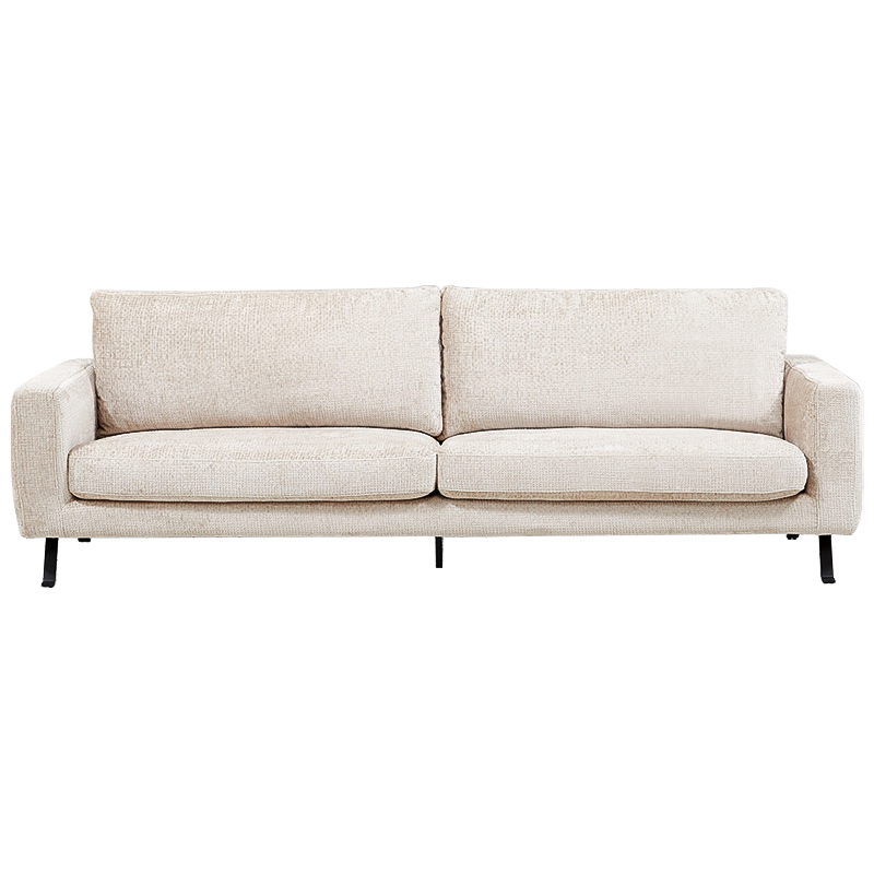 Диван Rowse Beige Sofa Бежевый Черный Диван Rowse Beige Sofa Бежевый Черный в Челябинске | Loft Concept