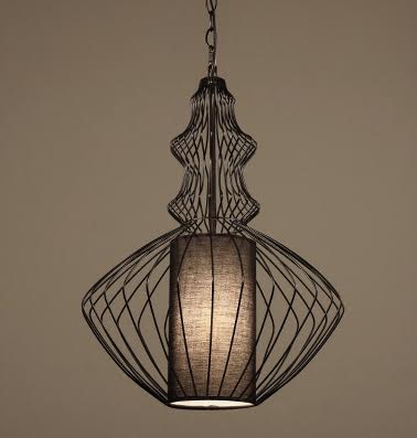 Подвесной светильник Wire Dream Pendant 2 Черный Белый Подвесной светильник Wire Dream Pendant 2 Черный Белый в Челябинске | Loft Concept
