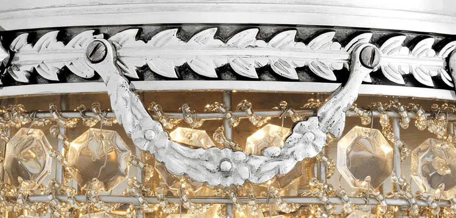 Бра Eichholtz Wall Lamp Emperor Nickel - Loft-Concept в Челябинске