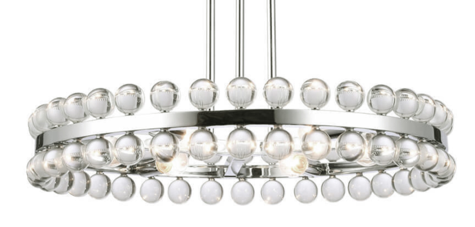 Sacramento Transparent Balls One Circle Chandelier - фото №1