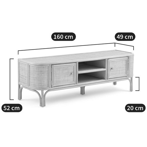 ТВ-тумба из плетеного ротанга Simone Rattan TV Stand ТВ-тумба из плетеного ротанга Simone Rattan TV Stand в Челябинске