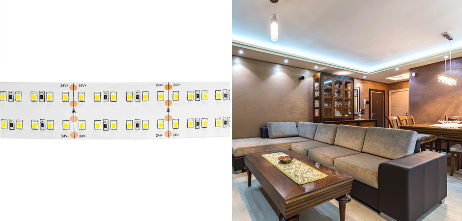 Светодиодная лента 42W/m 240LED/m 2835SMD холодный белый 5M Светодиодная лента 42W/m 240LED/m 2835SMD холодный белый 5M - Loft-Concept в Челябинске