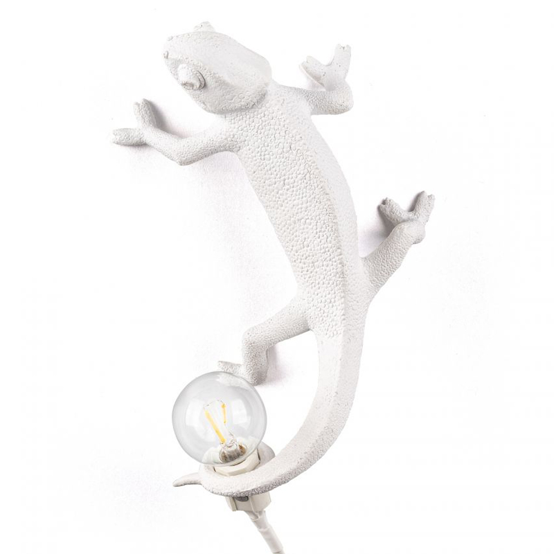 Бра Seletti Chameleon Lamp Going Up Белый Бра Seletti Chameleon Lamp Going Up Белый в Челябинске | Loft Concept