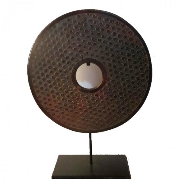 Декоративная статуэтка гонг Gong Коричневый Декоративная статуэтка гонг Gong Коричневый в Челябинске | Loft Concept