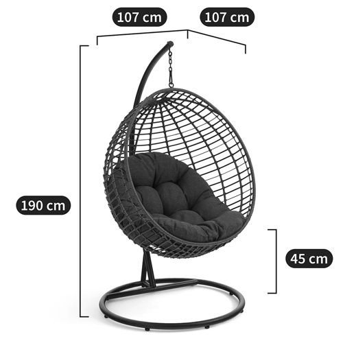 Подвесное уличное кресло Wallaker Hanging Chair Подвесное уличное кресло Wallaker Hanging Chair в Челябинске