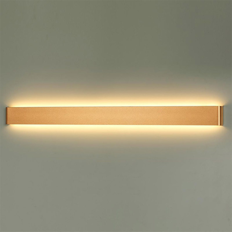Бра Obverse Gold Long Wall lamp матовое золото Бра Obverse Gold Long Wall lamp матовое золото в Челябинске | Loft Concept