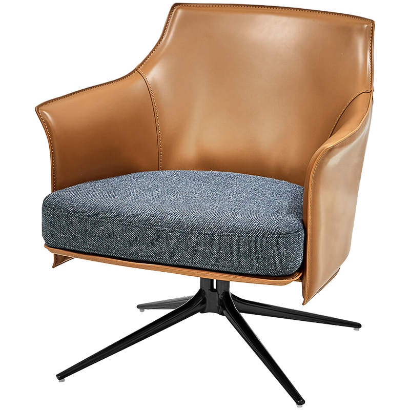 Кресло Badru Chair Серый Черный Карамель Кресло Badru Chair Серый Черный Карамель в Челябинске | Loft Concept