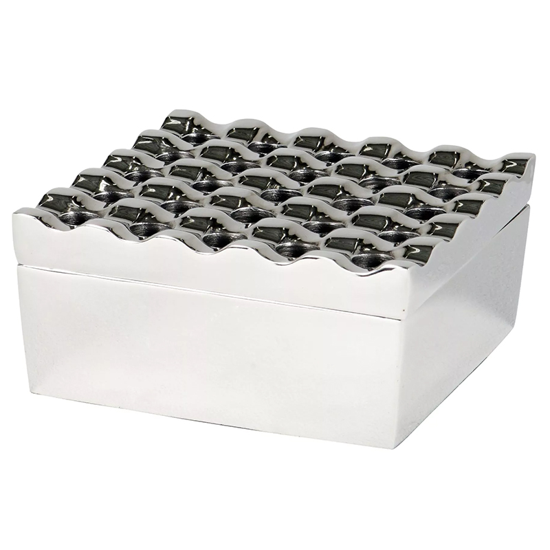 Пепельница Eichholtz Ashtray Deluxe Nickel Никель в Челябинске | Loft Concept 