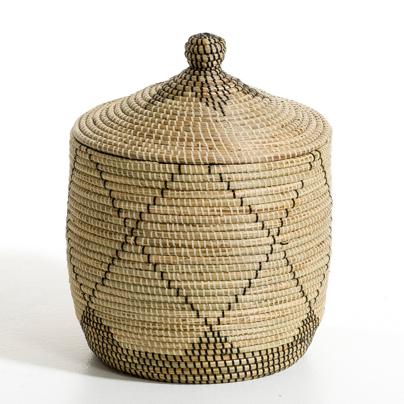 Ваза с крышкой Wicker Vase With Lid Ваза с крышкой Wicker Vase With Lid в Челябинске | Loft Concept