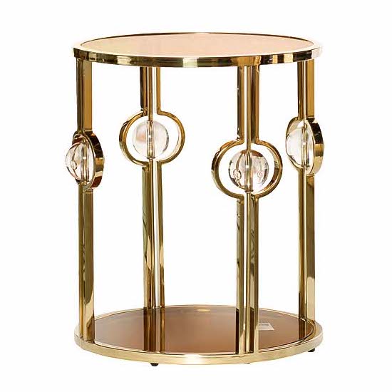 Стол Glass Balls Table Глянцевое золото Янтарь (Amber) Стол Glass Balls Table Глянцевое золото Янтарь (Amber) в Челябинске | Loft Concept