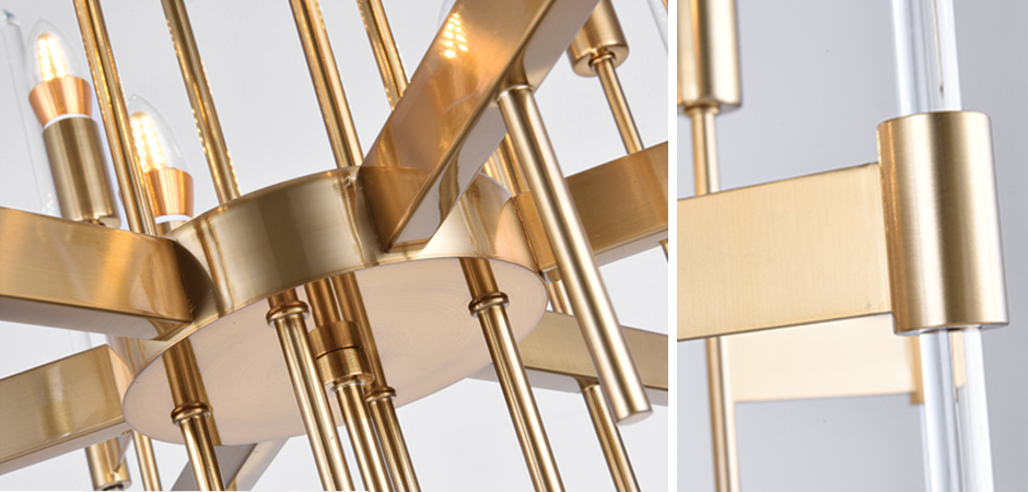 Bari Light Chandelier Aged Brass Bari Light Chandelier Aged Brass - Loft-Concept в Челябинске