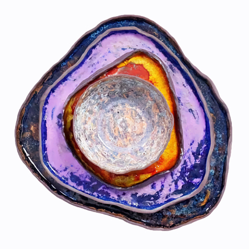 Сет из 3-х тарелок «LABRADORITE» Синий Оранжевый Серый Фиолетовый Сет из 3-х тарелок «LABRADORITE» Синий Оранжевый Серый Фиолетовый в Челябинске | Loft Concept