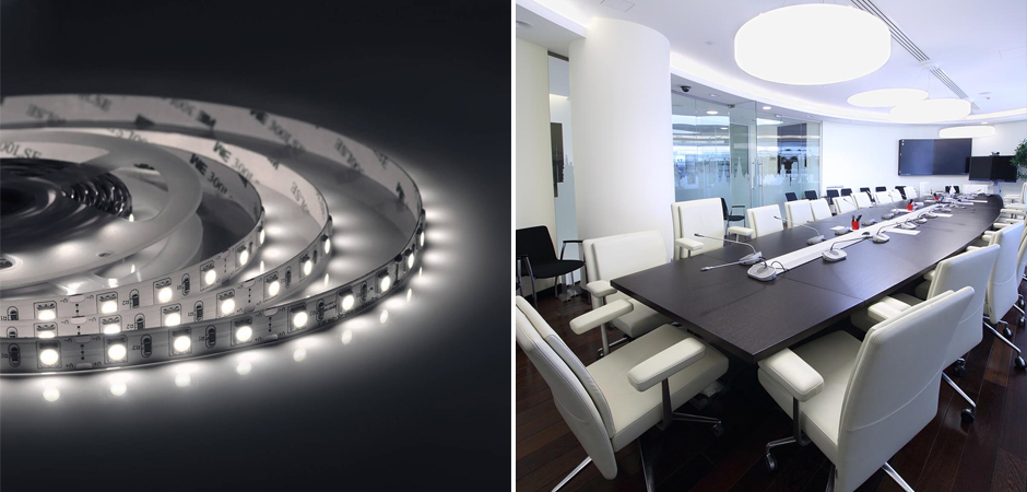 Светодиодная лента 14,4W/m 60Led/m 5050SMD холодный белый Светодиодная лента 14,4W/m 60Led/m 5050SMD холодный белый - Loft-Concept в Челябинске
