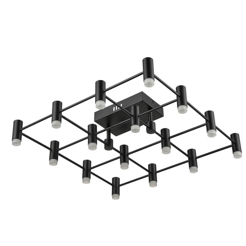 Потолочный светильник Rigor & Conciseness Lighting Round Plafond Black Белый Черный Потолочный светильник Rigor & Conciseness Lighting Round Plafond Black Белый Черный в Челябинске | Loft Concept