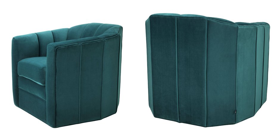 Кресло Eichholtz Chair Delancey Sea Green Кресло Eichholtz Chair Delancey Sea Green - Loft-Concept в Челябинске