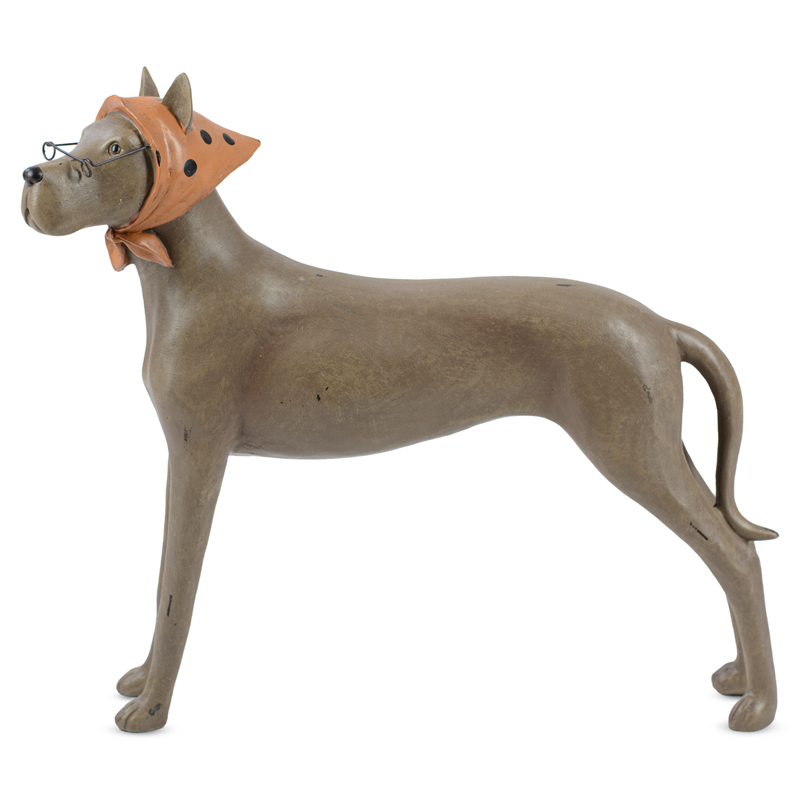 Статуэтка Clever Dog Коричневый Оранжевый Статуэтка Clever Dog Коричневый Оранжевый в Челябинске | Loft Concept