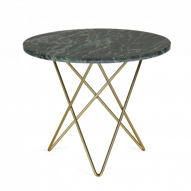 Приставной стол Triangles Side Table Золотой Зеленый Приставной стол Triangles Side Table Золотой Зеленый в Челябинске | Loft Concept