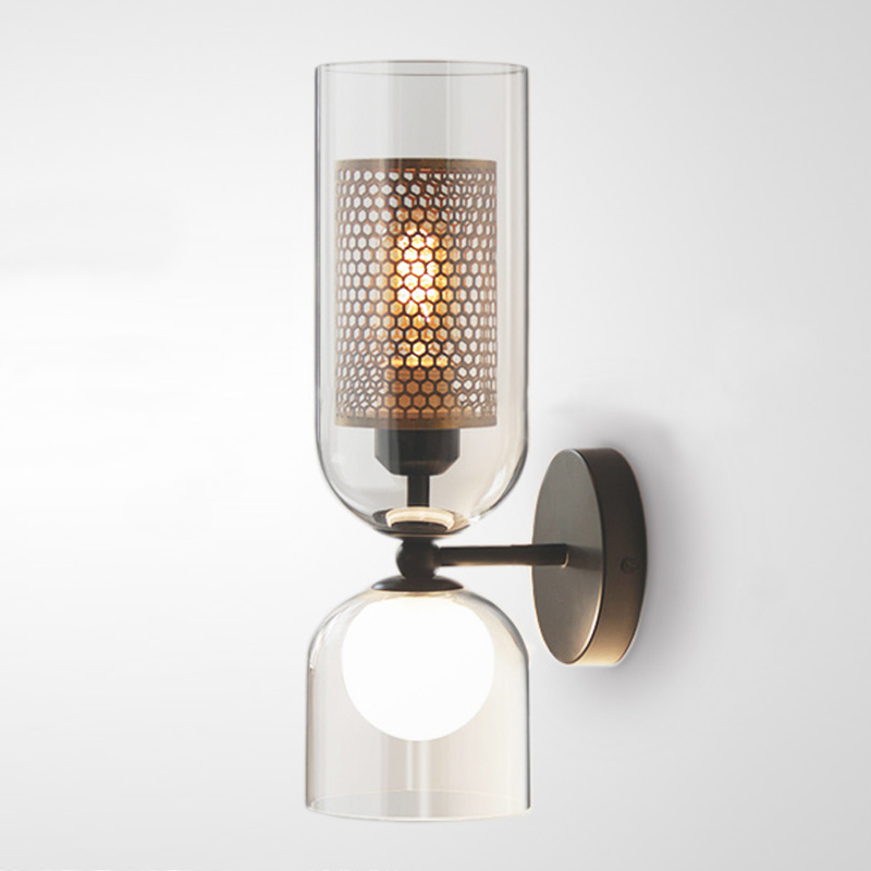 Бра Perforation Vico Lamp Прозрачный Черный Бронза Бра Perforation Vico Lamp Прозрачный Черный Бронза в Челябинске | Loft Concept