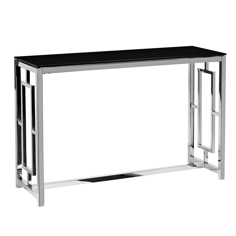 Консоль Console Black Glass Черный Хром Консоль Console Black Glass Черный Хром в Челябинске | Loft Concept