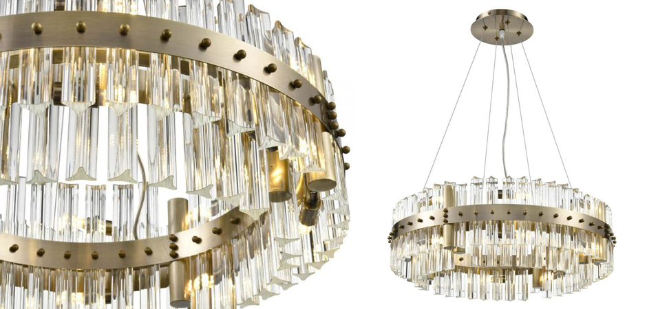 Люстра Glass Angular Tubes Люстра Glass Angular Tubes - Loft-Concept в Челябинске