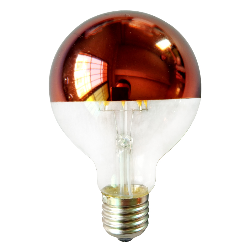 Лампочка LED E27 11W red mirror Прозрачный Красный Лампочка LED E27 11W red mirror Прозрачный Красный в Челябинске | Loft Concept