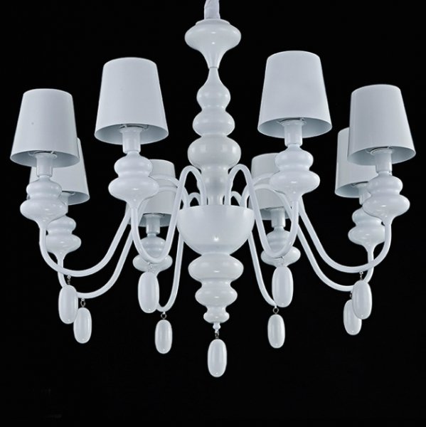 Люстра Masiero Eva Chandelier 8 Белый Люстра Masiero Eva Chandelier 8 Белый в Челябинске | Loft Concept