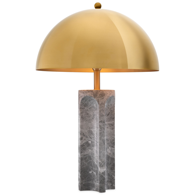 Настольная лампа Eichholtz Table Lamp Absolute Серый Латунь Античная полированная Настольная лампа Eichholtz Table Lamp Absolute Серый Латунь Античная полированная в Челябинске | Loft Concept